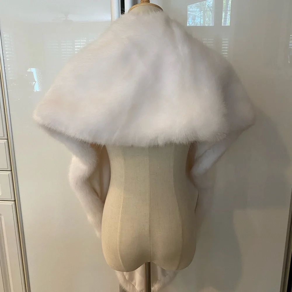 COPY - Restoration Hardware Luxury Faux Fur Shrug